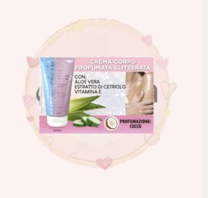 Creme Corporal com Glitter