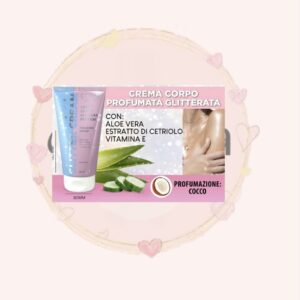Creme Corporal com Glitter